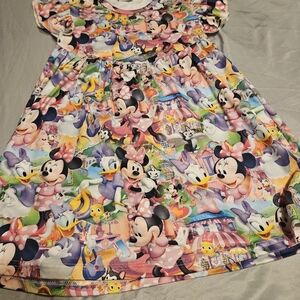 Disney Minnie Mouse and Friends Colorful Kids Dress